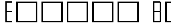 Extros Backstage font preview